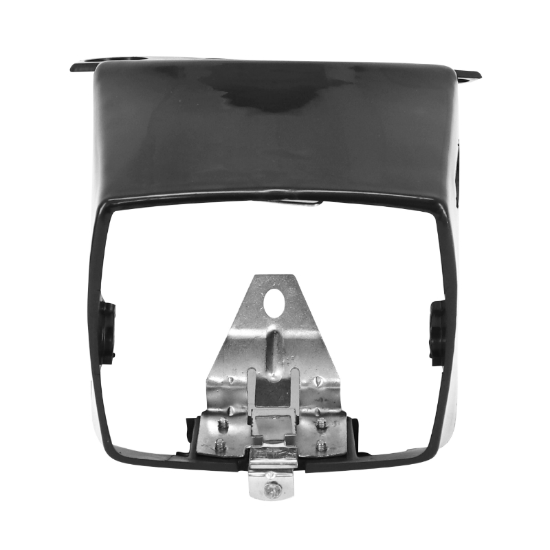Capot phare-projecteur adaptable Peugeot 103 MVL Vogue noir avec patte et ressort - vue 2