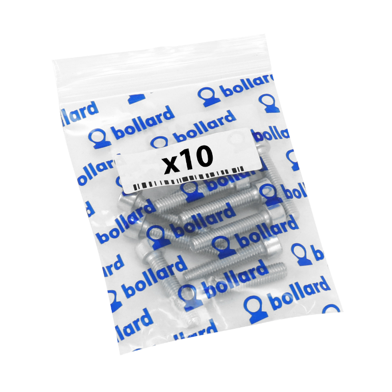 Vis CHC 6 pans creux M6 x 50 mm chrome Sélection P2R (lot de 10) - vue 3