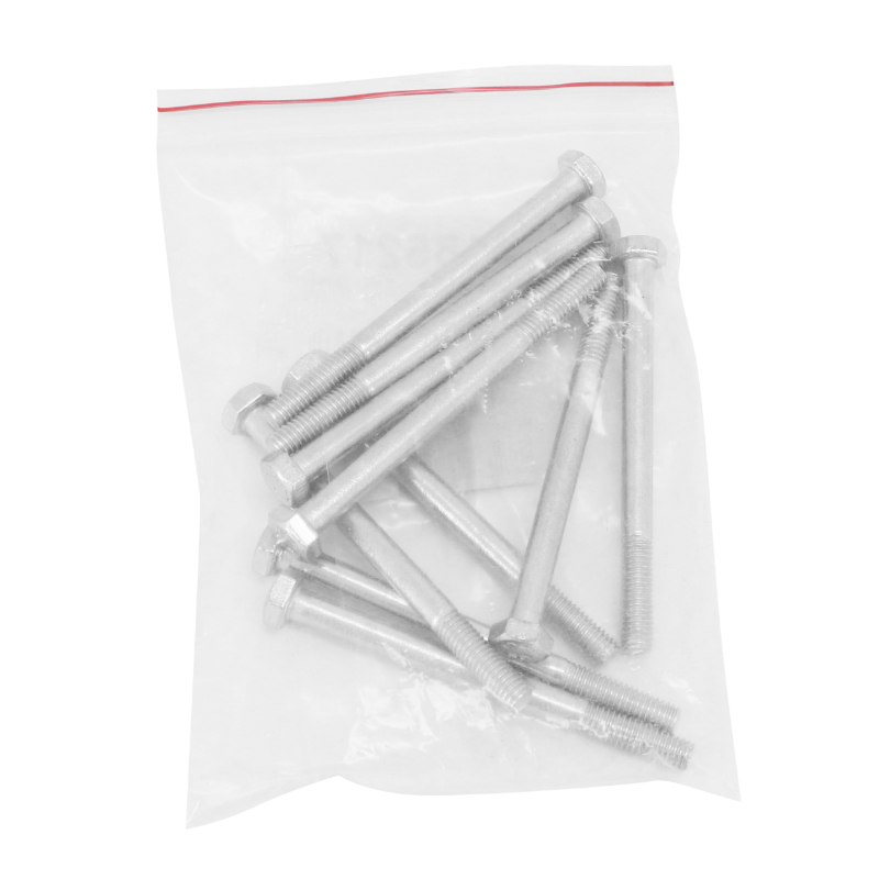 Vis tête hexagonale M6 x 80 mm acier zingué Sélection P2R (sachet de 10 pièces) - vue 3