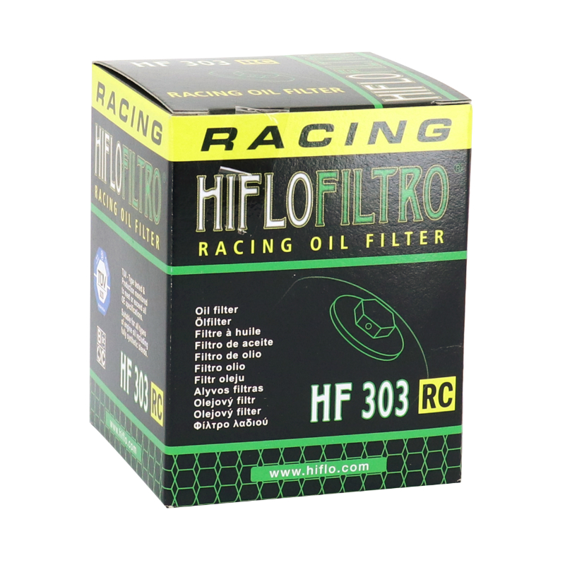 Filtre à huile Hiflofiltro HF303RC 65x73 mm - CF Moto 650 MT, Kawasaki 600 ER-6, 650 Z650, 900 Z900, 750 Z750, 1000 Z1000, ZZR 1400, Yamaha 600 Fazer, 1000 YZF-R1 - vue 3