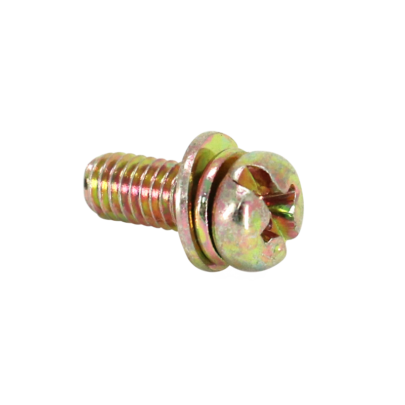 Vis à métaux tête cylindrique M6 x 10 mm bronze Sélection P2R (sachet de 10 pièces) - vue 2