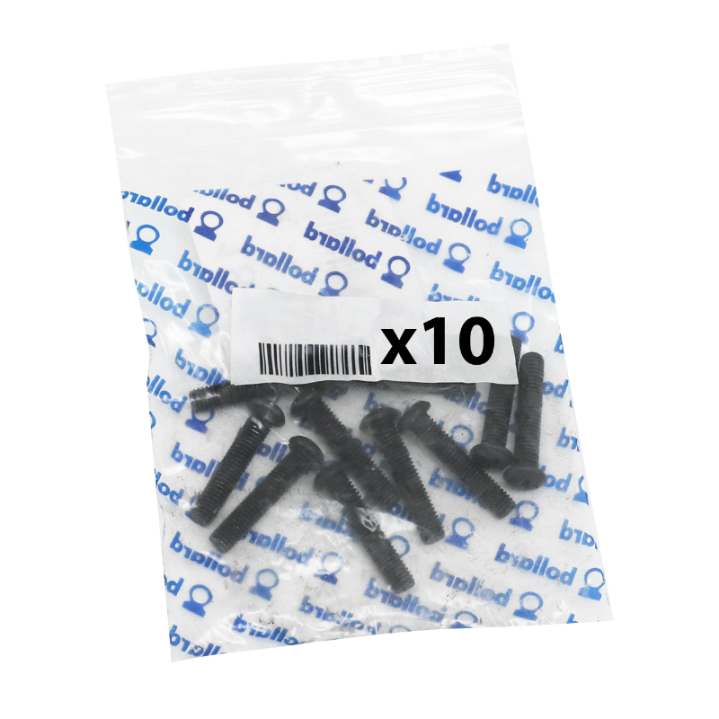 Vis à métaux tête cylindrique M5 x 25 mm noir Sélection P2R (sachet de 10 pièces) - vue 3