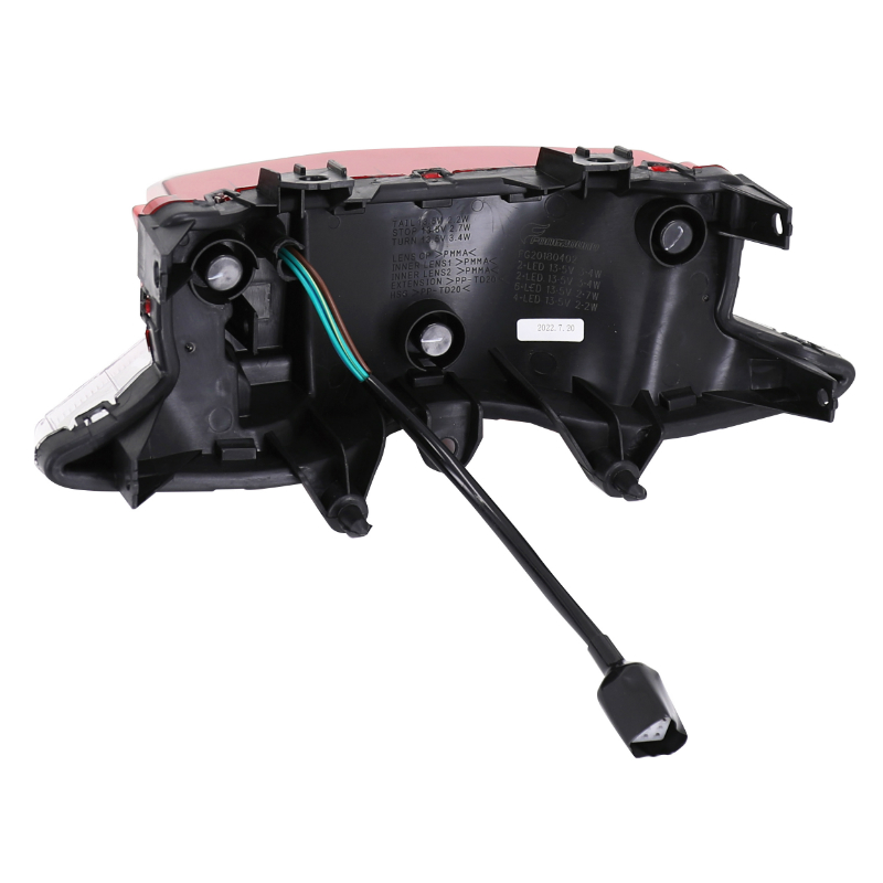 Feu arrière maxiscooter adaptable Honda PCX 125-150 2014-2016 homologué CE P2R - vue 3