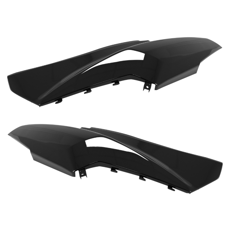 Carénage arrière adaptable SYM Orbit II 50-125 2T-4T noir brillant (paire) P2R - vue 2