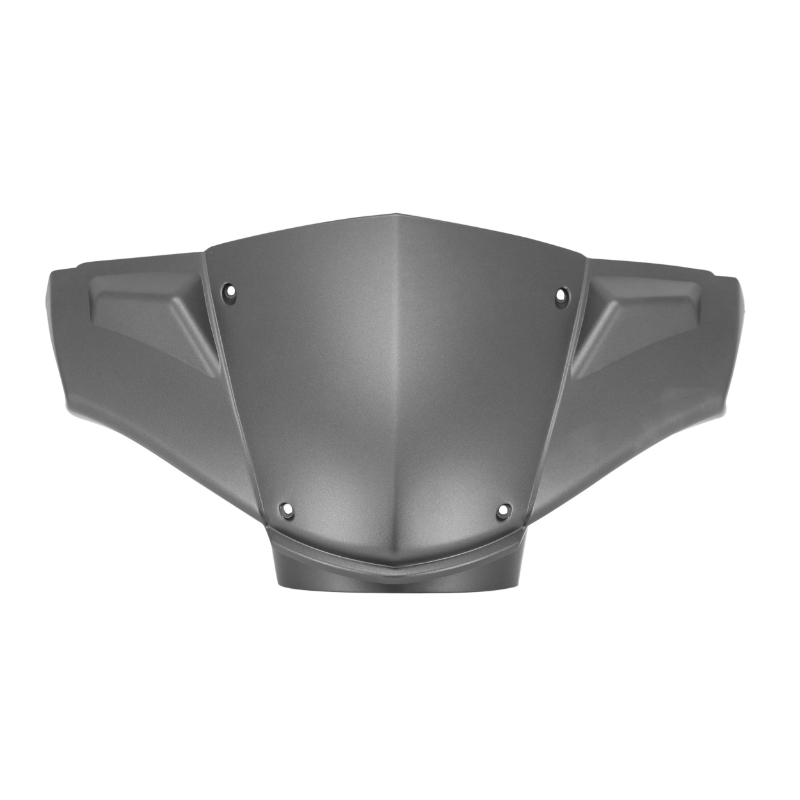 Carénage couvre-guidon avant P2R adaptable Peugeot 50 Kisbee 2T 4T gris mat - vue 2