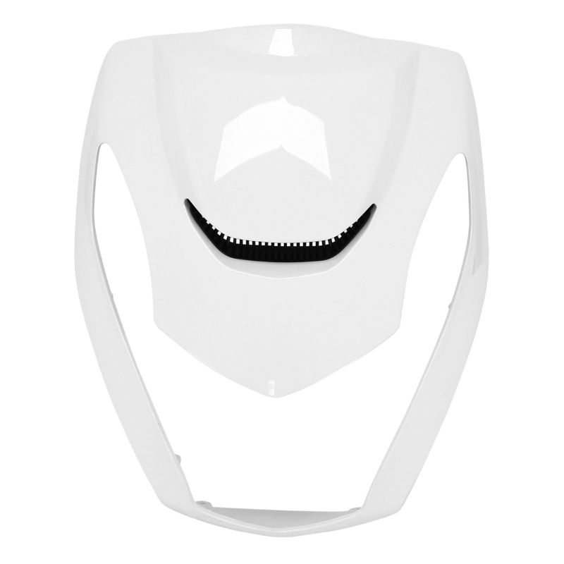 Carénage tablier avant supérieur P2R Peugeot 50 Kisbee 2T/4T blanc brillant - vue 2