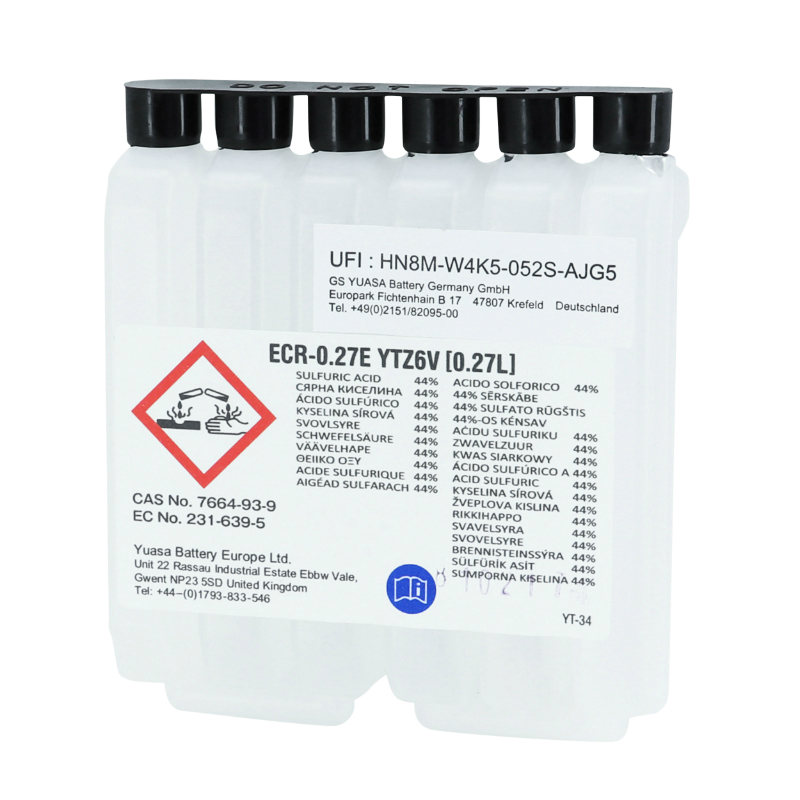Batterie 12V 5 ah YTZ6V Yuasa sans entretien prete a l'emploi (lg113xl70xh105mm) (activee en usine-fa) - vue 3