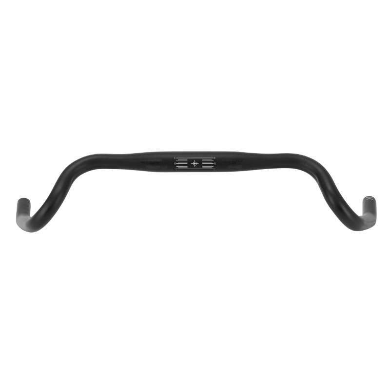Cintre route Ergotec gravel aluminium noir diamètre 31,8 mm longueur 440-580 mm homologué niveau 5 - vue 2