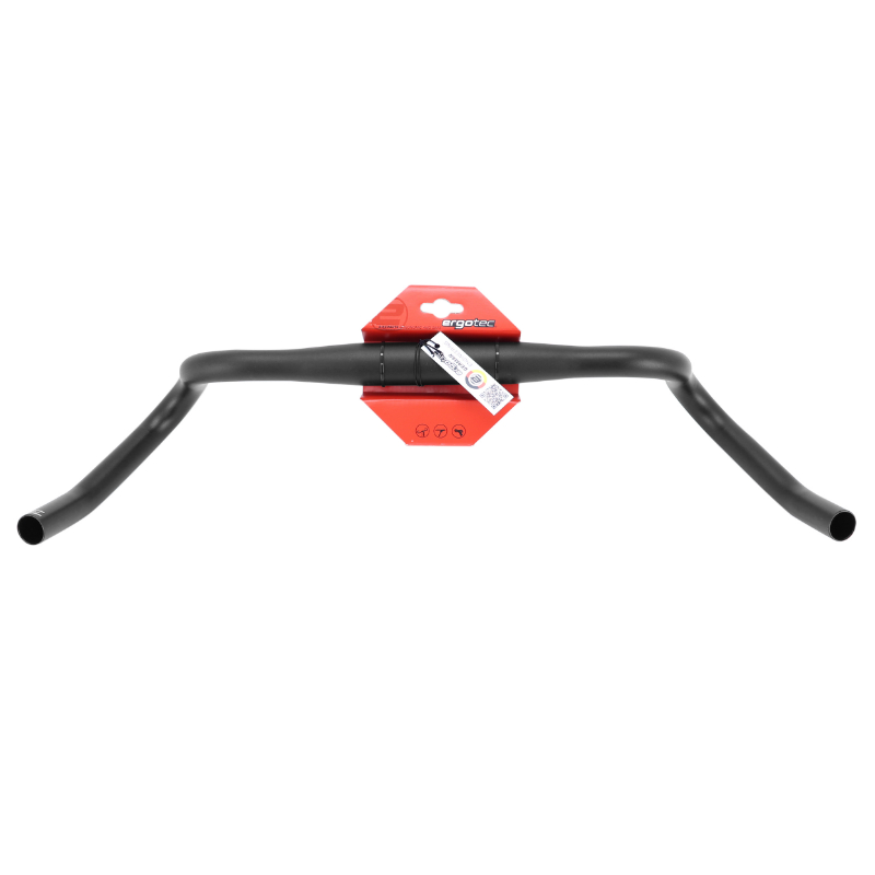 Cintre route Ergotec gravel aluminium noir diamètre 31,8 mm longueur 440-580 mm homologué niveau 5 - vue 4
