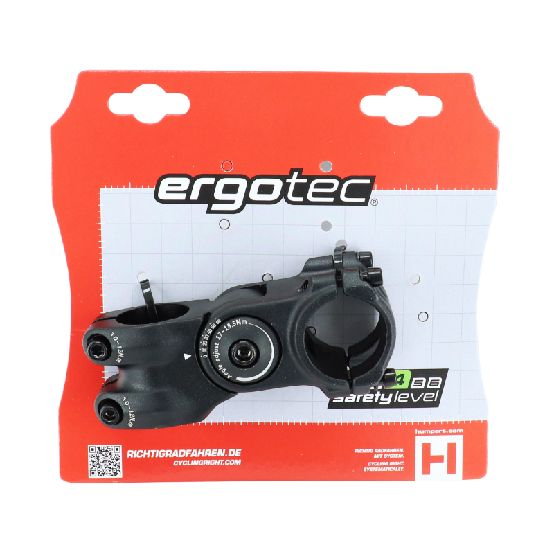 Potence VTT Ergotec Octopus 2 réglable alu noir 31.8 75 mm pour fourche 1"1/8 - vue 4