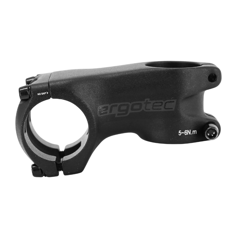 Potence VTT Gravel Ergotec Hake Aluminium Noir Fixe Cintre 31,8 mm L 60 mm Fourche 1"1/8 - vue 2
