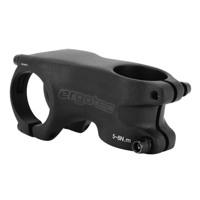 Potence VTT Gravel Ergotec Hake Aluminium Noir Fixe Cintre 31,8 mm L 60 mm Fourche 1"1/8 - vue 3