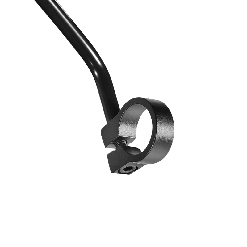 Rétroviseur vélo gauche ou droit Ergotec rond M-55 plastique-acier noir miroir 10 cm - vue 2