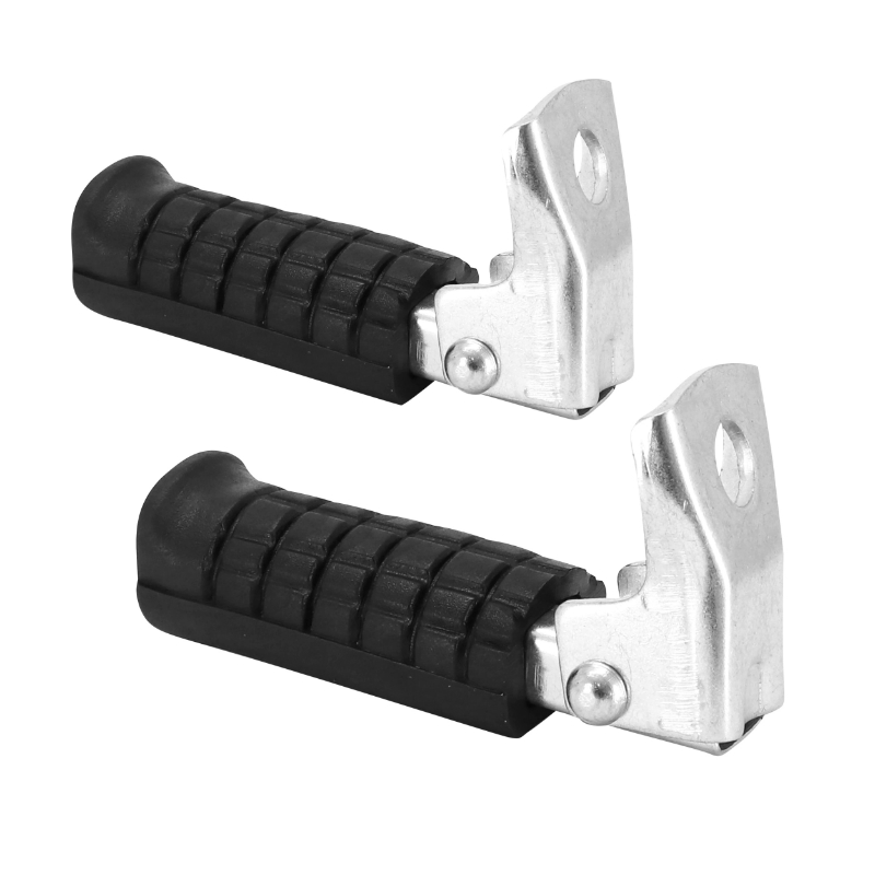 Repose-pieds passager fixation axe de roue Peugeot 103 - MBK 51 noir (paire) Sélection P2R - vue 2