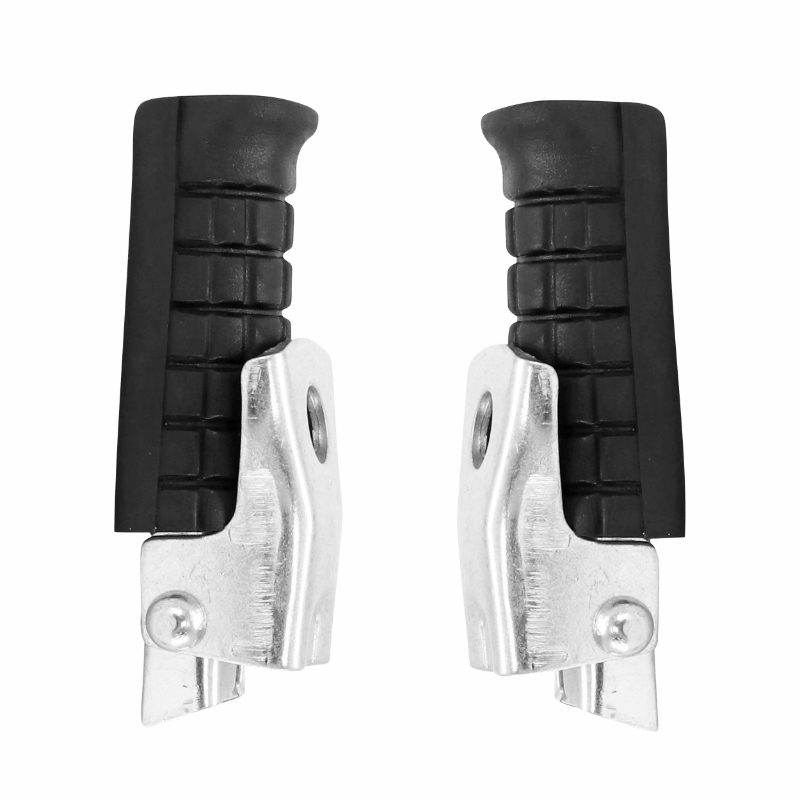 Repose-pieds passager fixation axe de roue Peugeot 103 - MBK 51 noir (paire) Sélection P2R - vue 3
