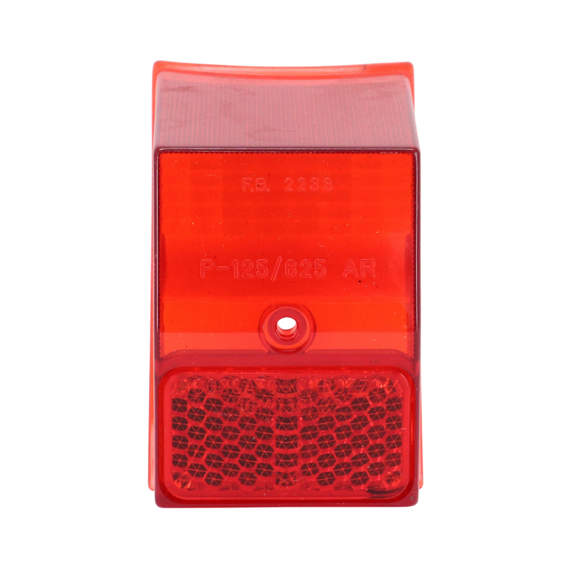 Cabochon feu arrière cyclo adaptable Peugeot 102, 103, GT10 rouge Sélection P2R - vue 2