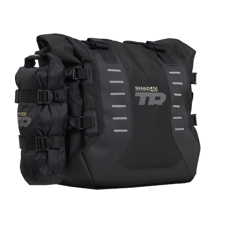 Sacoche cavaliere laterale Shad TR40 terra adventure 32L noir avec sac interieur pour l'etancheite + double locking system (fixation 4P system vendue séparément) (X0TR401) (paire) - vue 2