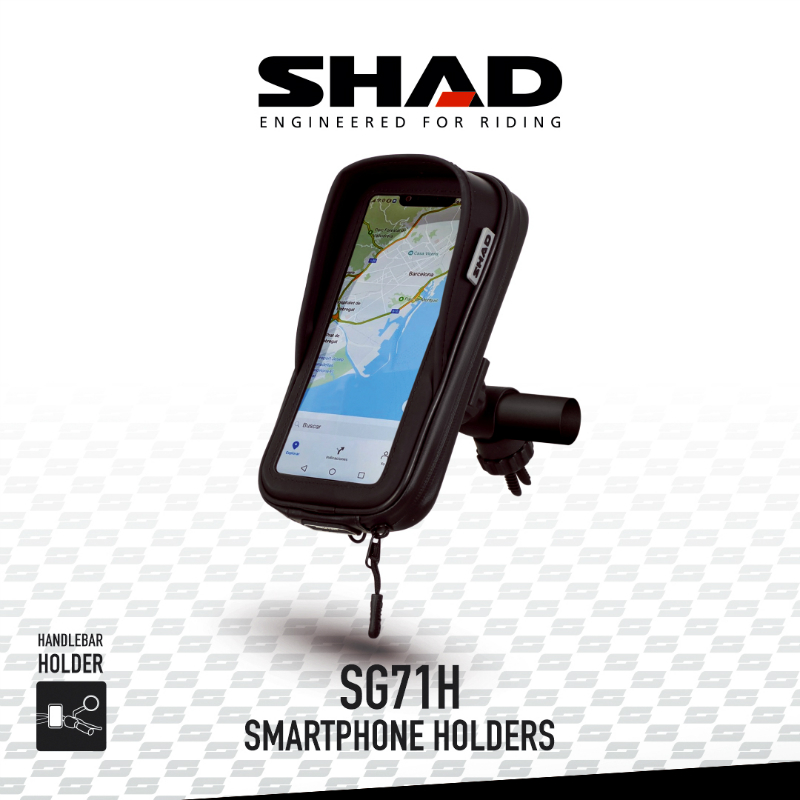 Support smartphone SHAD fixation guidon 180x90mm X0SG71H - vue 2