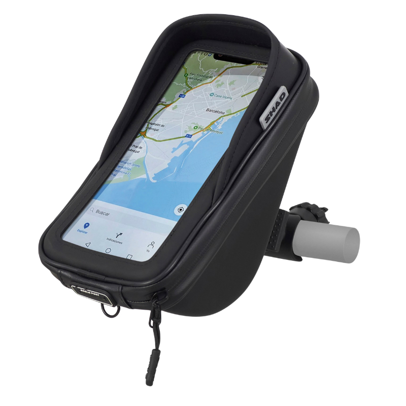 Support smartphone GPS Shad avec poche de rangement fixation guidon (180x90 mm) X0SG76H