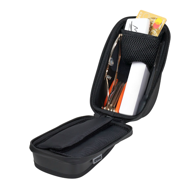 Support smartphone GPS Shad avec poche de rangement fixation guidon (180x90 mm) X0SG76H - vue 4