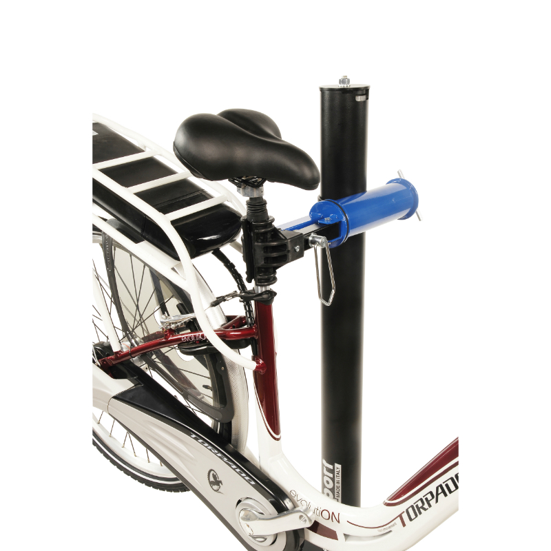 Pied d'atelier de reparation velo professionnel levage pneumatique -Bicisupport- a connecter a un compresseur supporte 35KGS - vue 4