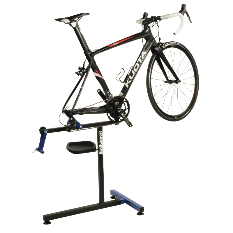 Pied de montage-réparation vélo pliable H 87 cm 48x66 cm avec adaptateur BICISUPPORT - vue 3