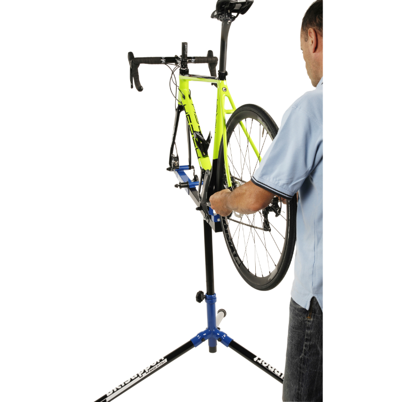 Pied de montage-reparation velo reglable-pliable rotation 360° h 84-100 CM 120X105 CM (inclus adaptateur) -Bicisupport - vue 2