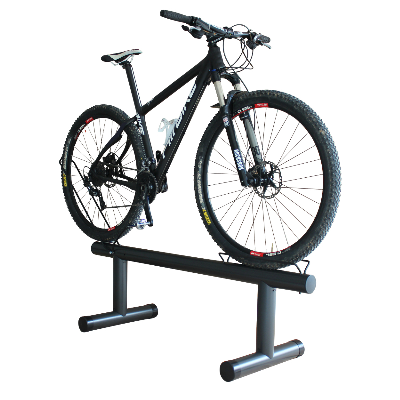 Présentoir horizontal pour vélo noir brillant BICISUPPORT - vue 4