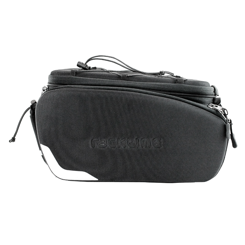 Sacoche arriere velo Racktime odin 2.0 noir fixation porte bagage (l 37CM x l 24CM x h 24CM) - compatible systeme Racktime snapit 2.0 (avec sacoches laterale rabatables) monte chez scott - vue 2