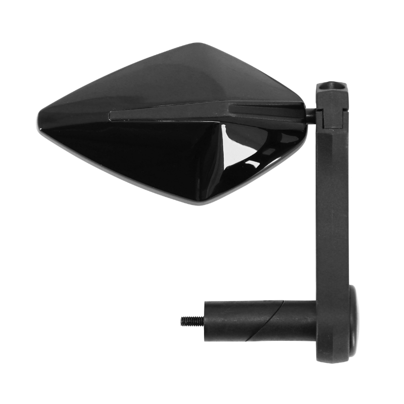 Rétroviseur vélo Newton Losan noir fixation cintre gauche ou droit (miroir 10×5,5 cm) - vue 4