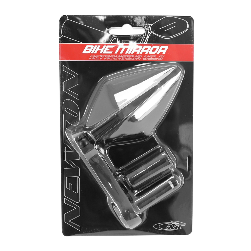 Rétroviseur vélo Newton Losan noir fixation cintre gauche ou droit (miroir 10×5,5 cm) - vue 7