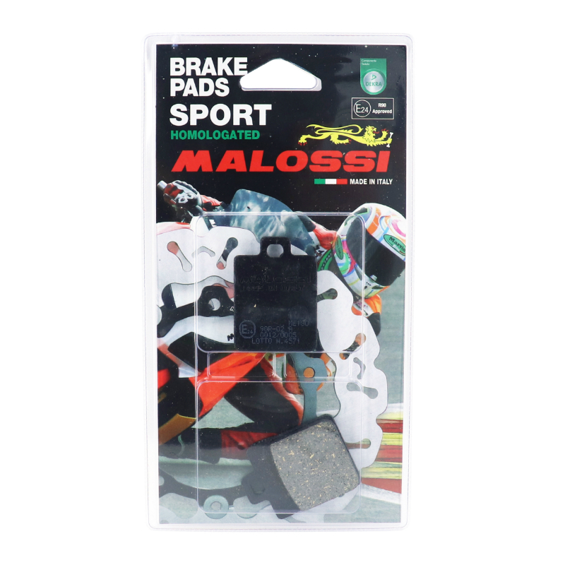 Plaquette de frein Malossi sport pour Piaggio MP3 125-250-400, Liberty 50-125, Zip 2T-4T, Vespa Primavera iGet 2018+, Peugeot Tweet 125 Euro 3 (6215006) - vue 3