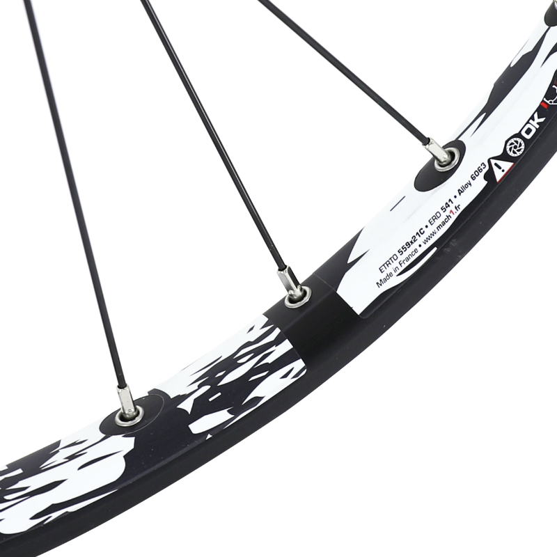 Roue VTT 26" Velox avant disque 6 trous moyeu Shimano M475 jante 21C - vue 4