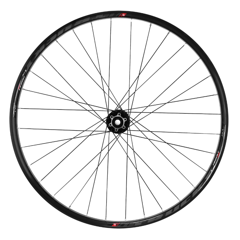 Roue VTT 29" Velox Trucky 30 Tubeless Ready avant noir moyeu disque 6 trous axe traversant 15-100 - vue 2