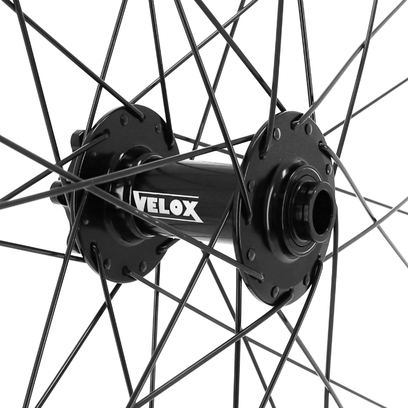 Roue VTT 29" Velox Trucky 30 Tubeless Ready avant noir moyeu disque 6 trous axe traversant 15-100 - vue 4