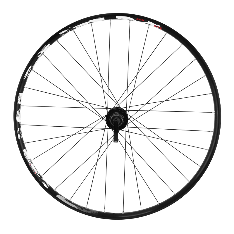 Roue VTT arrière 29" VELOX Karma disque 6 trous blocage moyeu noir cassette Shimano 11-10-9-8V 32 rayons jante 21C - vue 2