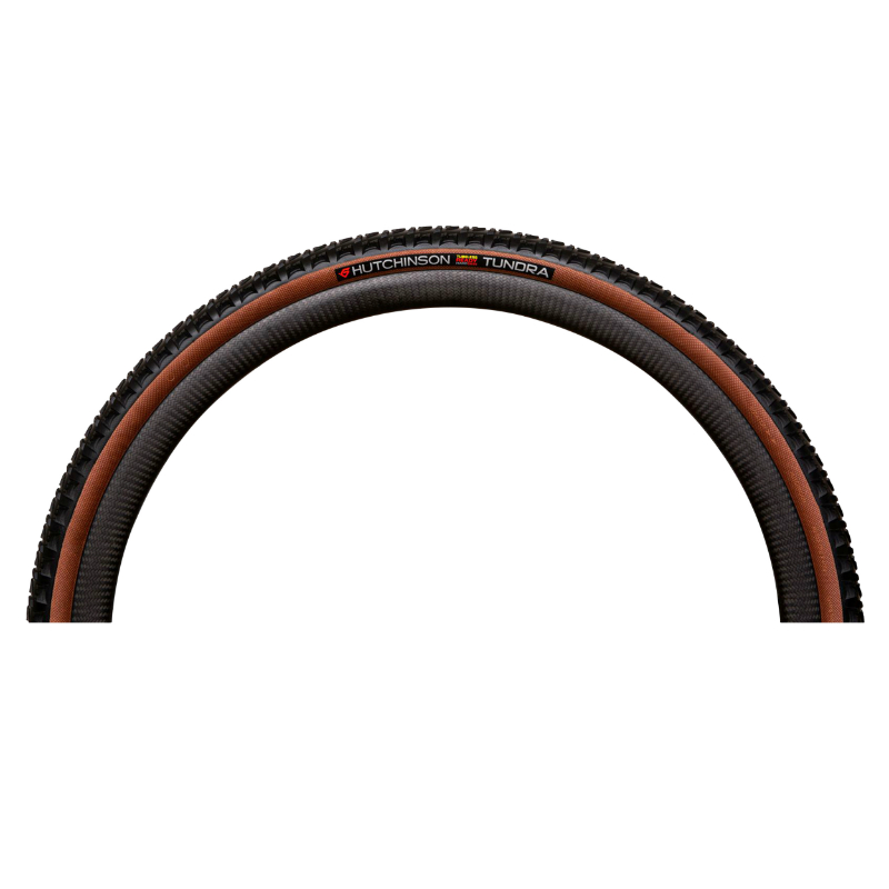 Pneu gravel Hutchinson Tundra Hardskin 700 x 40 Tubeless Ready Tan noir-marron - vue 3