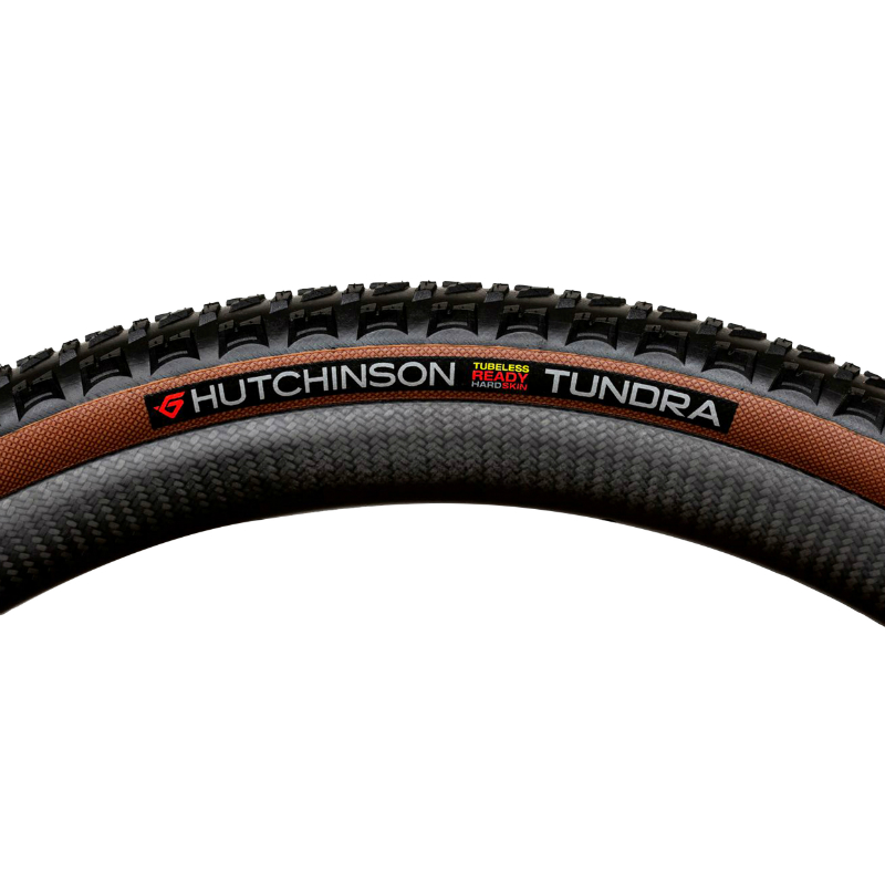 Pneu gravel Hutchinson Tundra Hardskin 700 x 40 Tubeless Ready Tan noir-marron - vue 4