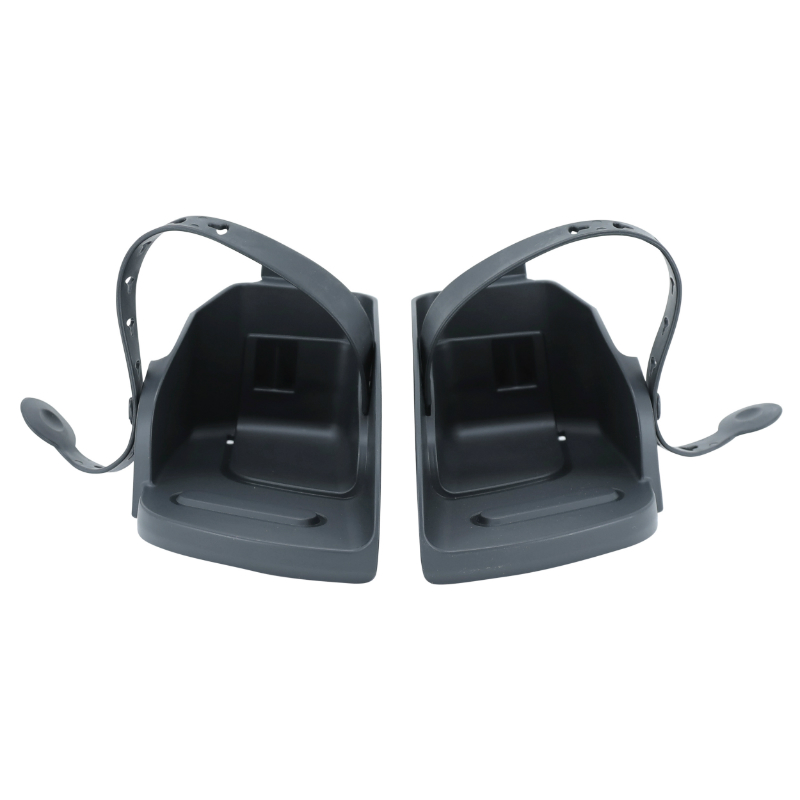 Repose-pieds Polisport Joy pour porte-bébé siège enfant arrière noir (paire) - vue 2