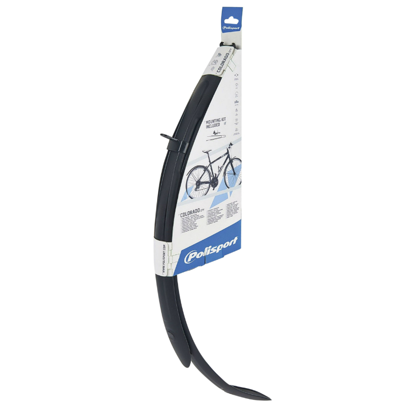 Garde-boue Polisport Colorado 700C noir V-Brake 45 mm (paire) - vue 4