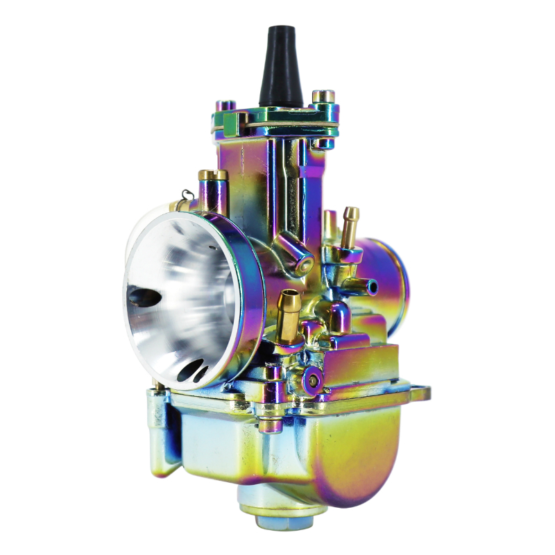 Carburateur PWK 21 titanium à boisseau plat avec powerjet et starter à tirette P2R - vue 2