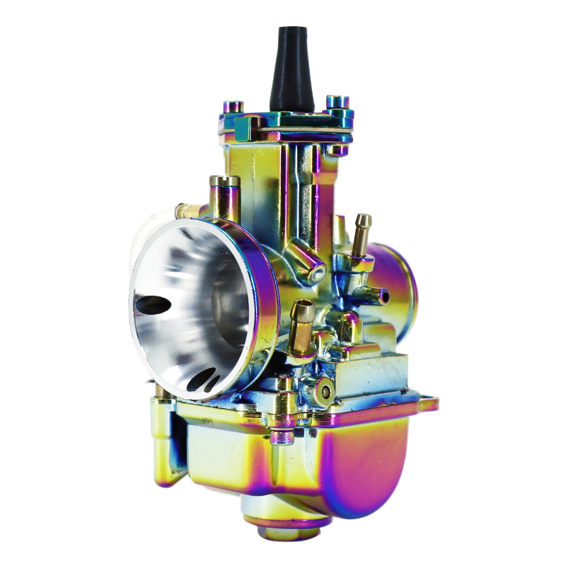 Carburateur P2R type PWK 26 titanium à boisseau plat avec powerjet et starter à tirette - vue 2