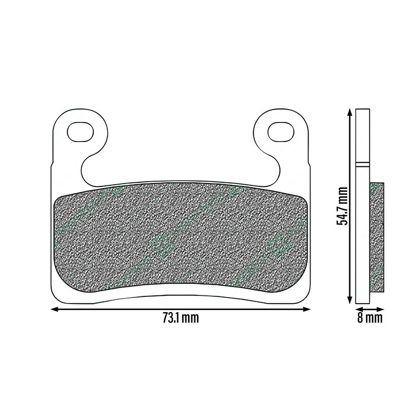 Plaquette de frein Newfren FD0540SP Sport TT Pro Metal Fritté BMW 1250 R GS / Adventure / R R 1250 / 1000 S RR 2019+ - vue 2