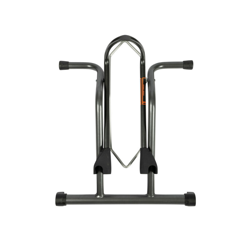 Présentoir support 1 vélo Officine Parolin Stabilus fixation roue avant ou arrière gris - vue 2