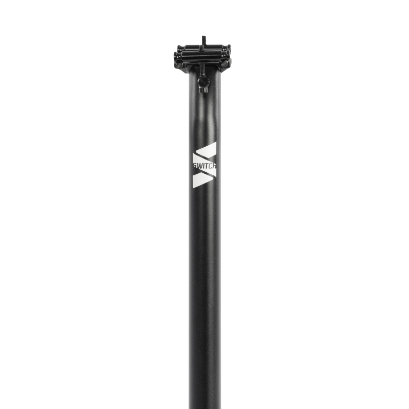 Tige de selle VTT Switch Back aluminium noir diam. 31.6 L390MM recul 20MM - vue 3