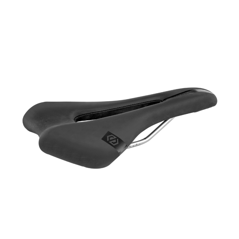 Selle Sélection P2R Skuad route Oregon noir trou central rail métal 258x153mm - vue 2