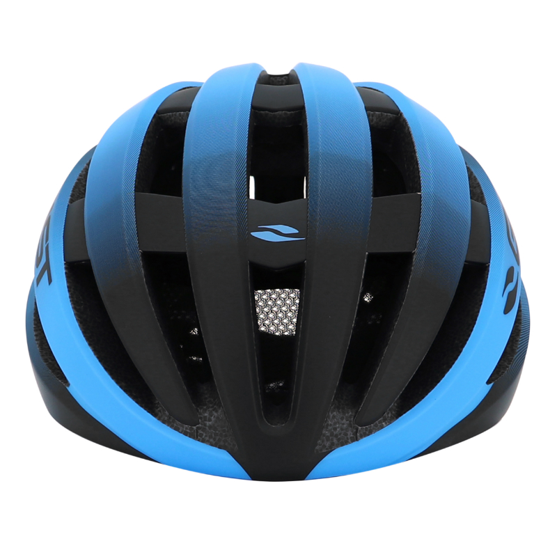 Casque vélo adulte GIST Route Revol bleu-noir femme et junior full in-mold taille 52-55 réglage molette - vue 2