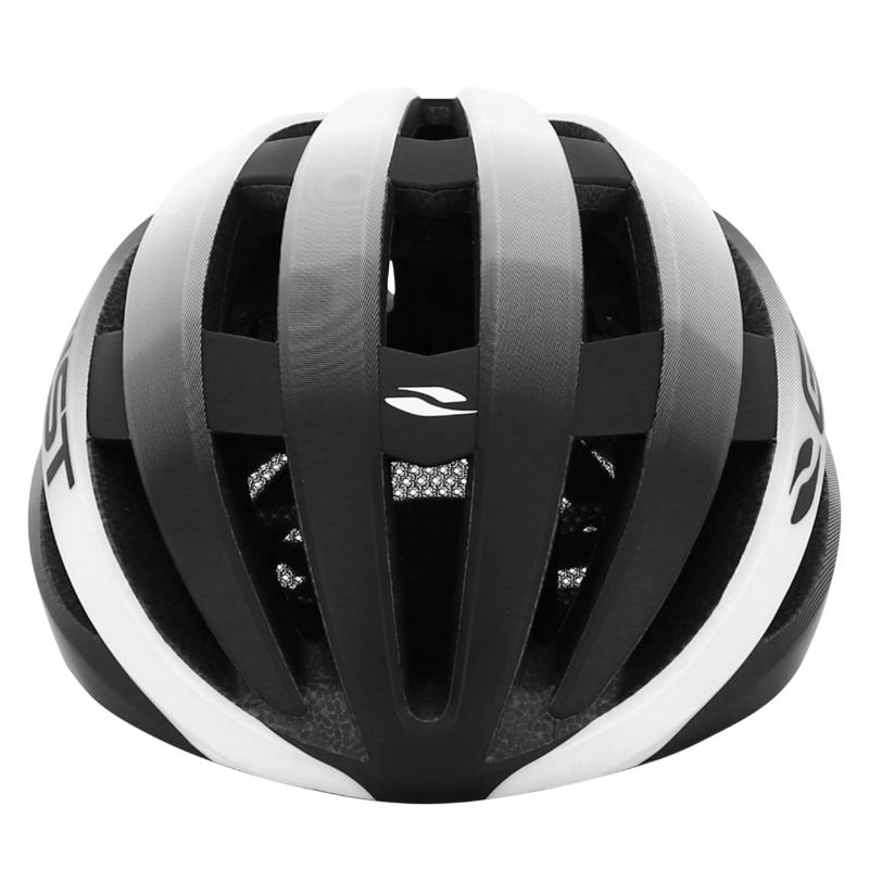Casque vélo route Gist Revol blanc-noir femme junior taille 52-55 - vue 2
