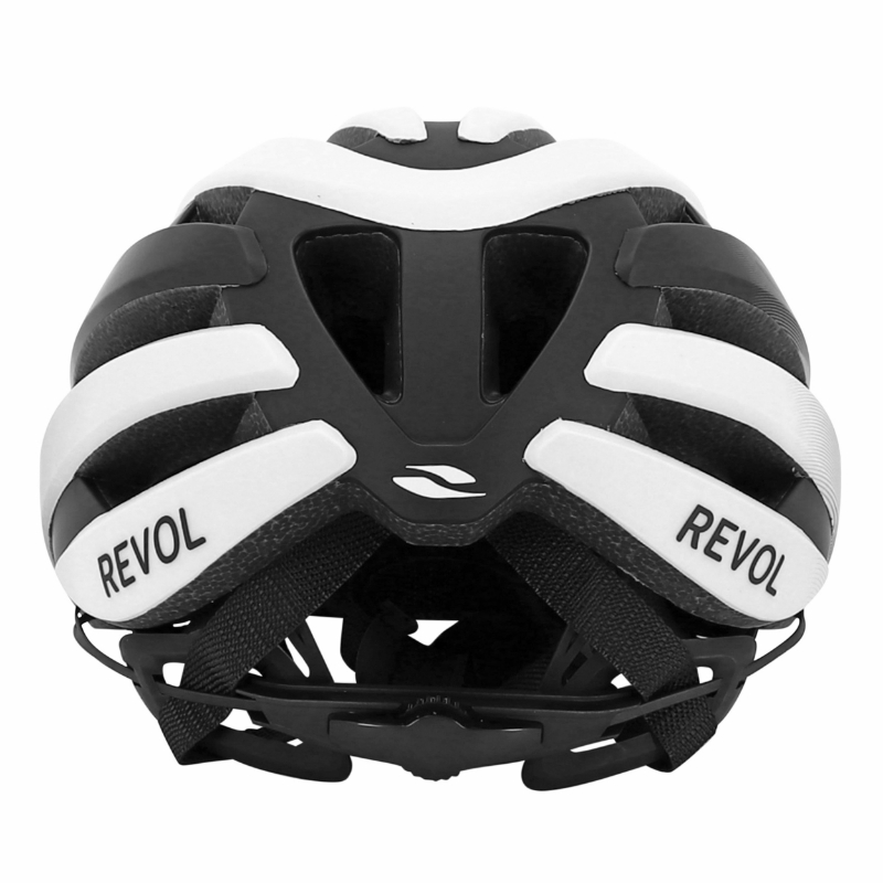 Casque vélo route Gist Revol blanc-noir femme junior taille 52-55 - vue 6