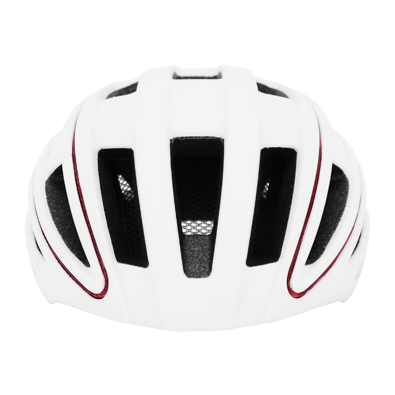 Casque vélo adulte Gist Urbain Luxo blanc in-mold avec éclairage USB 360° 52-58 cm - vue 2